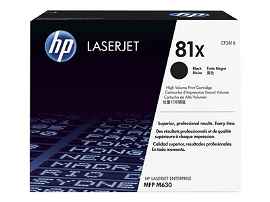 HP 81X - Alto rendimiento - negro - original - LaserJet - cartucho de tóner (CF281X) - para LaserJet Enterprise M632, MFP M630; LaserJet Enterprise Flow MFP M630; Officejet Pro 8730