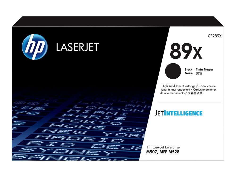 HP 89X - Gran capacidad - negro - original - LaserJet - cartucho de tóner (CF289X)