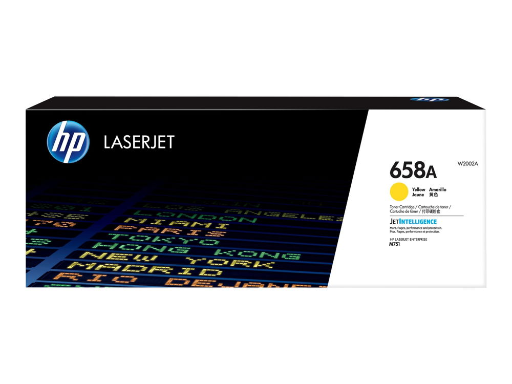 HP 658A - Amarillo - original - LaserJet - cartucho de tóner (W2002A) - para Color LaserJet Enterprise M751dn, M751n