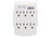 Tripp Lite Surge Protector Wallmount Direct Plug In 120V 6 Outlet 540 Joules - Protector contra sobretensiones - CA 120 V - conectores de salida: 6 - Canadá, Estados Unidos - blanco