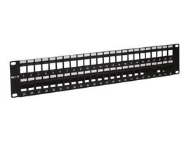 Nexxt - Tablero de conexiones - instalable en bastidor - negro, RAL 9005 - 2U - 19