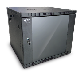 Nexxt Solutions SKD - Armario - instalable en pared - negro, RAL 9005 - 12U - 19