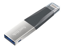 SanDisk iXpand Mini - Unidad flash USB - 16 GB - USB 3.0 / Lightning SanDisk iXpand Mini - Unidad flash USB - 16 GB - USB 3.0 / Lightning
