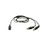 Cable con conector Jack hembra 3.5 mm con 2 salidas de Jack macho