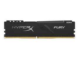 HyperX FURY - DDR4 - módulo - 16 GB - DIMM de 288 espigas - 2666 MHz / PC4-21300 - CL16 - 1.2 V - sin búfer - no ECC - negro