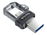 SanDisk Ultra Dual - Unidad flash USB - 64 GB - USB 3.0 / micro USB