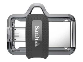 SanDisk Ultra Dual - Unidad flash USB - 64 GB - USB 3.0 / micro USB