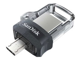 SanDisk Ultra Dual - Unidad flash USB - 64 GB - USB 3.0 / micro USB