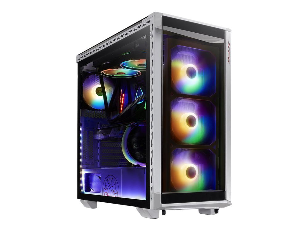 XPG Battlecruiser - Torre - placa ATX extendida - sin fuente de alimentación - blanco - USB/Audio