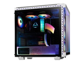 XPG Battlecruiser - Torre - placa ATX extendida - sin fuente de alimentación - blanco - USB/Audio