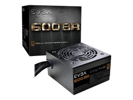 EVGA 600 BR - Fuente de alimentación (interna) - ATX12V / EPS12V - 80 PLUS Bronze - CA 100-240 V - 600 vatios - PFC activa
