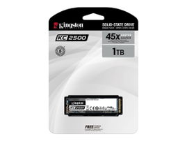 Kingston KC2500 - Unidad en estado sólido - cifrado - 1 TB - interno - M.2 2280 - PCI Express 3.0 x4 (NVMe) - 256-bit AES-XTS - Self-Encrypting Drive (SED)