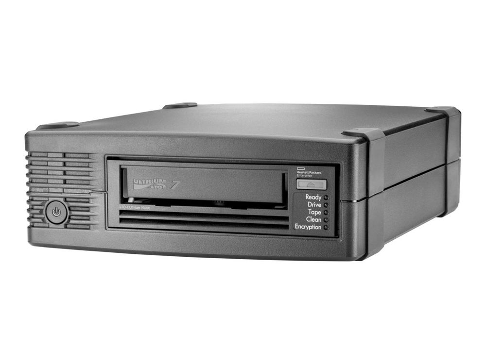 HPE StoreEver LTO-7 Ultrium 15000 - Unidad de cinta - LTO Ultrium (6 TB / 15 TB) - Ultrium 7 - SAS-2 - externo - cifrado