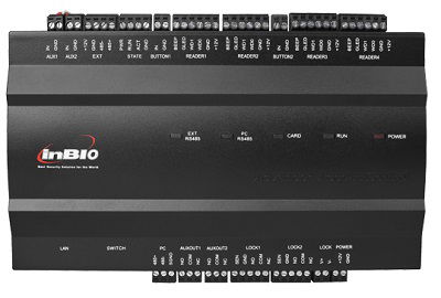 ZKTeco InBio460 Package B - Panel de 4 puertas - TCP/IP and RS-485 - 350(L)×90(H)×300(W)mm - 3.7kg - Voltaje 9.6V-14.4V DC - Capacidad de Tarjetas: 60,000 - Capacidad de Huellas Digitales: 20,000 ZKTeco InBio460 Package B - Panel de 4 puertas - TCP/IP and RS-485 - 350(L)×90(H)×300(W)mm - 3.7kg - Voltaje 9.6V-14.4V DC - Capacidad de Tarjetas: 60,000 - Capacidad de Huellas Digitales: 20,000