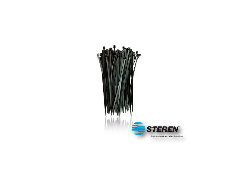 CINCHOS STEREN TY25 BOLSA CON 100 PZS C/U PERMITEN SUJETAR Y ORGANIZAR CABLES DE MANERA PERMANENTE EN INTERIORES Y EXTERIORES CINCHOS STEREN TY25 BOLSA CON 100 PZS C/U PERMITEN SUJETAR Y ORGANIZAR CABLES DE MANERA PERMANENTE EN INTERIORES Y EXTERIORES
