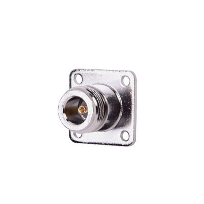 Adaptador en Línea para Panel de SMA Hembra a N Hembra, Montaje Trasero para 18 mm entre Centros, Níquel/ Oro/ Teflón. Adaptador en Línea para Panel de SMA Hembra a N Hembra, Montaje Trasero para 18 mm entre Centros, Níquel/ Oro/ Teflón.