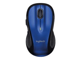 Logitech M510 - Ratón - diestro - laser - 7 botones - inalámbrico - 2.4 GHz - receptor inalámbrico USB - azul