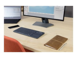 Logitech Wireless Touch Keyboard K400 Plus - Teclado - con panel táctil - inalámbrico - 2.4 GHz - negro