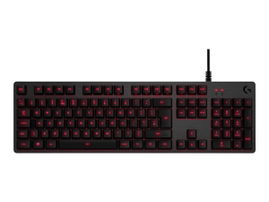 Logitech Gaming G413 - Teclado - retroiluminación - USB - interruptor: Romer-G - carbón