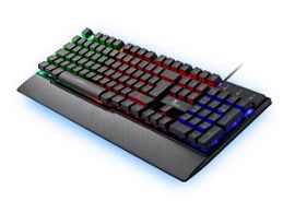 Xtech - Keyboard - Wired - XTK-510S - Spanish - Gaming - Multi-color backlight - LED illumination with on/off, static and breathing light effects - 12 dedicated multimedia keys - Instant access and control of your music, videos, email and more - Plug