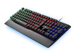 Teclado Gaming Membrana Xtech XTK-510S - Iluminación LED - Español