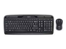 Logitech Wireless Desktop MK320 - Juego de teclado y ratón - inalámbrico - 2.4 GHz