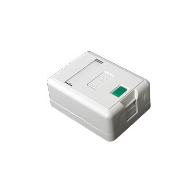 Caja de pared con 1 puerto Keystone, no incluye jack Caja de pared con 1 puerto Keystone, no incluye jack