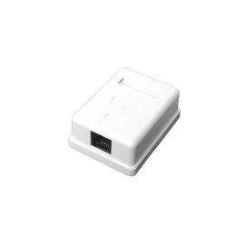 Caja de pared con 1 puerto Keystone, incluye Jack Cat5e Caja de pared con 1 puerto Keystone, incluye Jack Cat5e