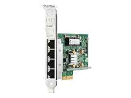 HPE 331T - Adaptador de red - PCIe 2.0 x4 perfil bajo - Gigabit Ethernet x 4 - para ProLiant DL360 Gen10, DL388p Gen8