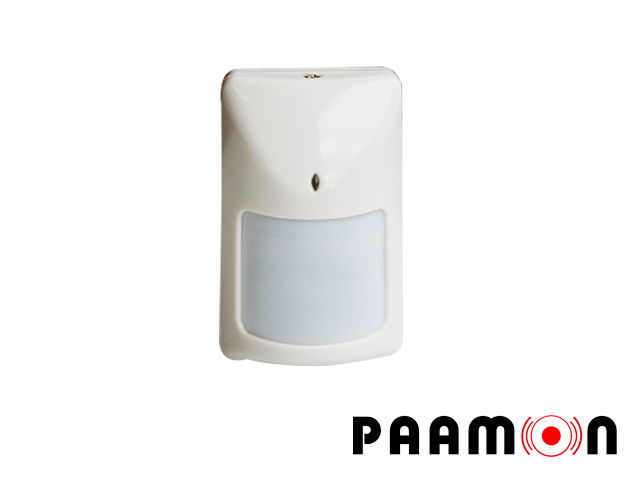 PIR  ALAMBRICO ANTI FALSAS ALARMAS PAAMON PM-PIR120 SALIDA DE ALARMA NO Y NC/ IDEAL PARA CASA, RESIDENCIA Y OFICINA/ TIEMPO DE DETECCION 60SEG/ ANGULO DE DETECCIÓN 110°/ DISTANCIA DE DETECCION 12MTS/ USO EN INTERIOR/ IDEAL PARA CUALQUIER SISTEMA DE A