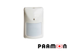 PIR  ALAMBRICO ANTI FALSAS ALARMAS PAAMON PM-PIR120 SALIDA DE ALARMA NO Y NC/ IDEAL PARA CASA, RESIDENCIA Y OFICINA/ TIEMPO DE DETECCION 60SEG/ ANGULO DE DETECCIÓN 110°/ DISTANCIA DE DETECCION 12MTS/ USO EN INTERIOR/ IDEAL PARA CUALQUIER SISTEMA DE A