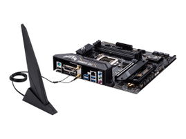 ASUS TUF GAMING B460M-PLUS (WI-FI) - Placa base - micro ATX - Socket LGA1200 - B460 Chipset - USB 3.2 Gen 1 - Gigabit LAN, Wi-Fi, Bluetooth - Tarjeta gráfica (CPU necesaria) - HD Audio (8-canales) ASUS TUF GAMING B460M-PLUS (WI-FI) - Placa base - micro ATX - Socket LGA1200 - B460 Chipset - USB 3.2 Gen 1 - Gigabit LAN, Wi-Fi, Bluetooth - Tarjeta gráfica (CPU necesaria) - HD Audio (8-canales)