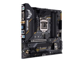 ASUS TUF GAMING B460M-PLUS (WI-FI) - Placa base - micro ATX - Socket LGA1200 - B460 Chipset - USB 3.2 Gen 1 - Gigabit LAN, Wi-Fi, Bluetooth - Tarjeta gráfica (CPU necesaria) - HD Audio (8-canales) ASUS TUF GAMING B460M-PLUS (WI-FI) - Placa base - micro ATX - Socket LGA1200 - B460 Chipset - USB 3.2 Gen 1 - Gigabit LAN, Wi-Fi, Bluetooth - Tarjeta gráfica (CPU necesaria) - HD Audio (8-canales)