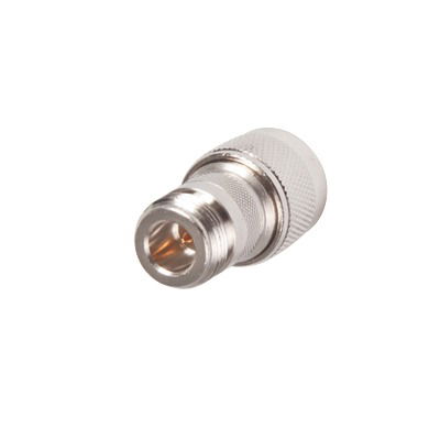 Adaptador en Línea, de Conector N Hembra Inverso a N Macho, Níquel/ Oro/ Teflón. Adaptador en Línea, de Conector N Hembra Inverso a N Macho, Níquel/ Oro/ Teflón.