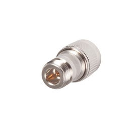 Adaptador en Línea, de Conector N Hembra Inverso a N Macho, Níquel/ Oro/ Teflón. Adaptador en Línea, de Conector N Hembra Inverso a N Macho, Níquel/ Oro/ Teflón.