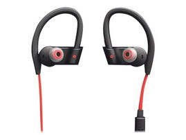Jabra Sport Pace - Auriculares internos con micro - en oreja - montaje encima de la oreja - Bluetooth - inalámbrico - rojo