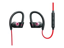 Jabra Sport Pace - Auriculares internos con micro - en oreja - montaje encima de la oreja - Bluetooth - inalámbrico - rojo