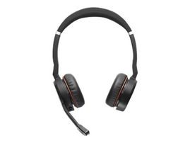 Jabra Evolve 75 MS Stereo - Auricular - en oreja - Bluetooth - inalámbrico - cancelación de sonido activo - USB - Certificado para Skype Empresarial