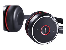 Jabra Evolve 75 MS Stereo - Auricular - en oreja - Bluetooth - inalámbrico - cancelación de sonido activo - USB - Certificado para Skype Empresarial