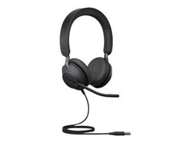 Jabra Evolve2 40 MS Stereo - Auricular - en oreja - cableado - USB-A - aislamiento de ruido - Certificado para Equipos de Microsoft Jabra Evolve2 40 MS Stereo - Auricular - en oreja - cableado - USB-A - aislamiento de ruido - Certificado para Equipos de Microsoft