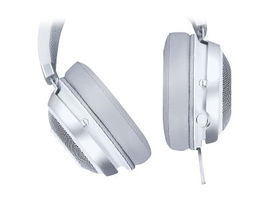 Razer Kraken - Auricular - tamaño completo - cableado - conector de 3,5 mm - aislamiento de ruido - blanco mercurio