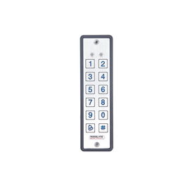 Lector ultra delgado de proximidad con teclado, capacidad de lectura de tarjetas ROSSLARE y HID, 125 Khz Lector ultra delgado de proximidad con teclado, capacidad de lectura de tarjetas ROSSLARE y HID, 125 Khz