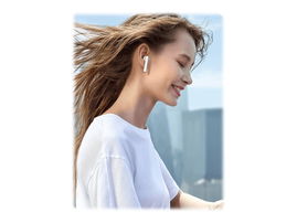 Huawei FreeBuds 3 - Auriculares inalámbricos con micro - en oreja - Bluetooth - cancelación de sonido activo - blanco cerámica Huawei FreeBuds 3 - Auriculares inalámbricos con micro - en oreja - Bluetooth - cancelación de sonido activo - blanco cerámica