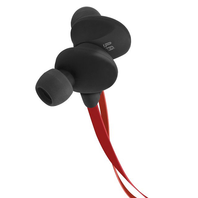 Klip Xtreme - Headset - Para Cellular phone / Para Computer / Para PC multimedia / Para Portable electronics - Wireless - BT4.1 Athletik Red