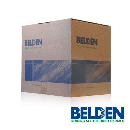 CABLE UTP CAT5E BELDEN 1583A 009U1000 FORRO PVC BLANCO CMR 4 PARES 200 MHZ CALIBRE 24AWG 100% COBRE USO INTERIOR IDEAL PARA INSTALACIONES DE SEGURIDAD CCTV, VIDEO, DATOS, REDES ETHERNET BOBINA 1000 PIES 305 METROS