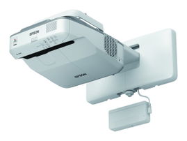 Epson BrightLink 695Wi+ Interactivo - Proyector 3LCD - 3500 lúmenes (blanco) - 3500 lúmenes (color) - WXGA (1280 x 800) - 16:10 - 720p - objetivo fijo para distancias ultracortas - LAN