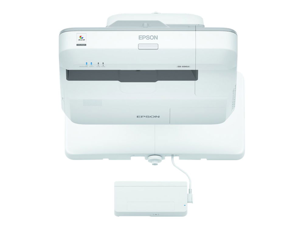 Epson BrightLink 696Ui Interactivo - Proyector 3LCD - 3800 lúmenes (blanco) - 3800 lúmenes (color) - WUXGA (1920 x 1200) - 16:10 - 1080p - objetivo fijo para distancias ultracortas - LAN - con 2 años de Epson Road Service Program - Epson Brighter Fut Epson BrightLink 696Ui Interactivo - Proyector 3LCD - 3800 lúmenes (blanco) - 3800 lúmenes (color) - WUXGA (1920 x 1200) - 16:10 - 1080p - objetivo fijo para distancias ultracortas - LAN - con 2 años de Epson Road Service Program - Epson Brighter Fut