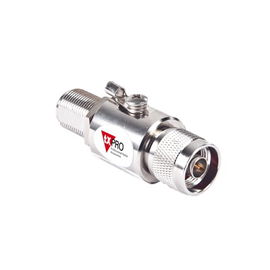 Protector de Línea Coaxial, tipo tubo de gas y paso de C.D., para 0-2.5 GHz, 750W y 0.2 dB de Perdida por Inserción Protector de Línea Coaxial, tipo tubo de gas y paso de C.D., para 0-2.5 GHz, 750W y 0.2 dB de Perdida por Inserción