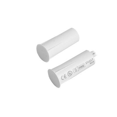 Contacto magnético para puertas y ventanas  aluminio y madera de empotrar color white