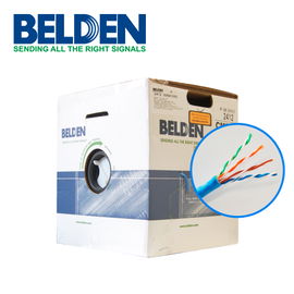 CABLE UTP CAT6+ BELDEN 2412 006A1000 FORRO PVC AZUL CMR 4 PARES 350 MHZ CALIBRE 23AWG 100% COBRE USO INTERIOR ESPECIAL PARA INSTALACIONES SEGURIDAD, CCTV, VIDEO, DATOS, REDES ETHERNET CERTIFICABLE BOBINA 1000 PIES 305 METROS CABLE UTP CAT6+ BELDEN 2412 006A1000 FORRO PVC AZUL CMR 4 PARES 350 MHZ CALIBRE 23AWG 100% COBRE USO INTERIOR ESPECIAL PARA INSTALACIONES SEGURIDAD, CCTV, VIDEO, DATOS, REDES ETHERNET CERTIFICABLE BOBINA 1000 PIES 305 METROS